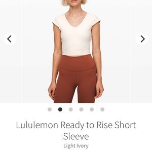 Lululemon ready to rise tank size 8